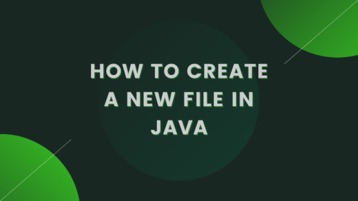 How to create a new file in Java