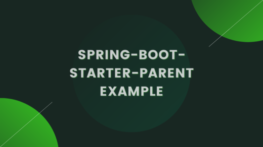Spring-boot-starter-parent Example